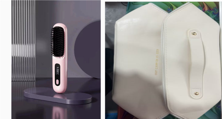 2 In 1 Straight Hair Comb Wireless Hair